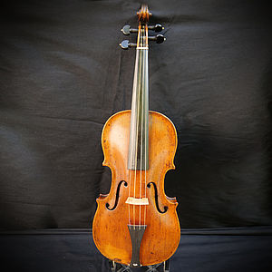 Barockvioline mit Etikett Johann Adam Schönfelder 3