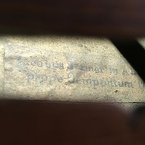 Violine mit Zettel 3