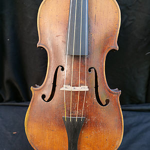 Barockvioline mit Etikett Josephus Grienberger 3