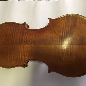 Violine mit Zettel 2